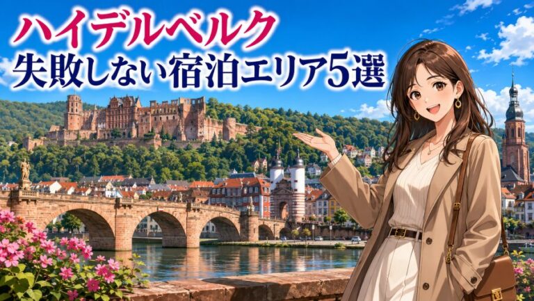 出張・観光で泊まるハイデルベルクの治安とおすすめエリア厳選