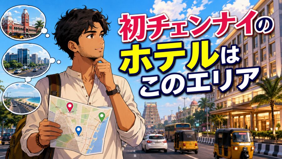 初チェンナイのホテルはこのエリア｜治安と利便性で選ぶ安心の宿泊