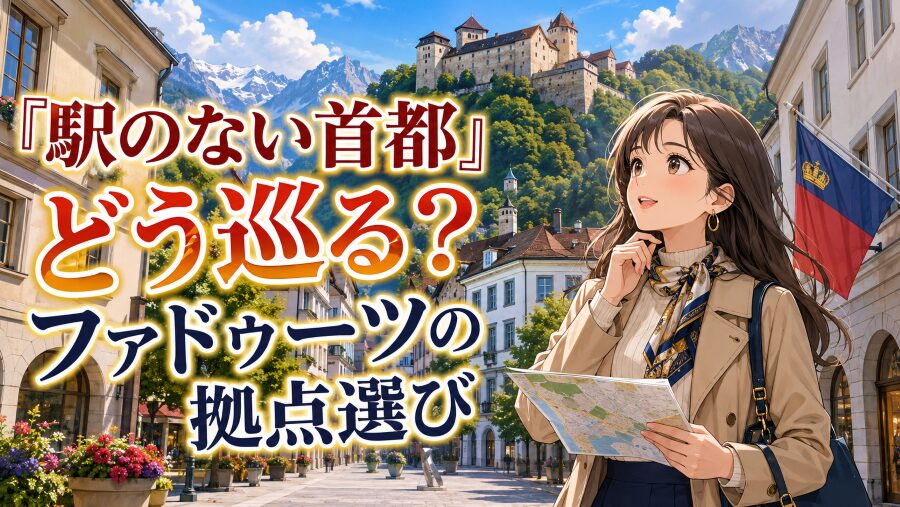 「駅のない首都」どう巡る？ ファドゥーツの拠点選び