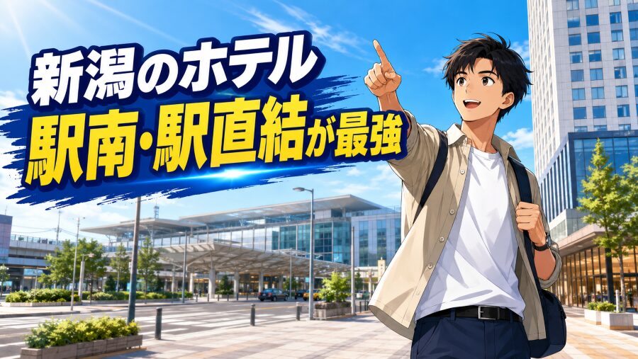 新潟のホテルは駅南・駅直結が最強