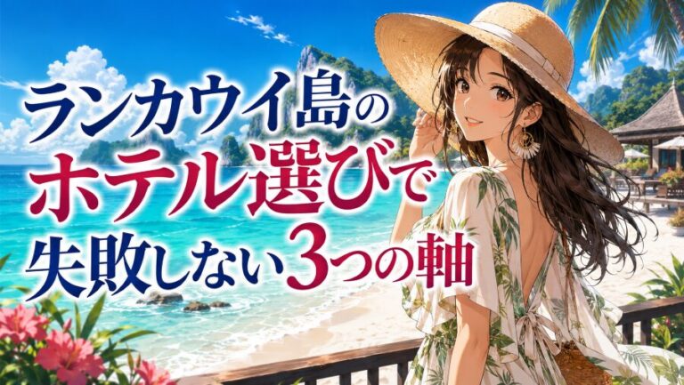 【衝撃】ランカウイ島は公共バスゼロ|ホテル選びで最初にやるべき事