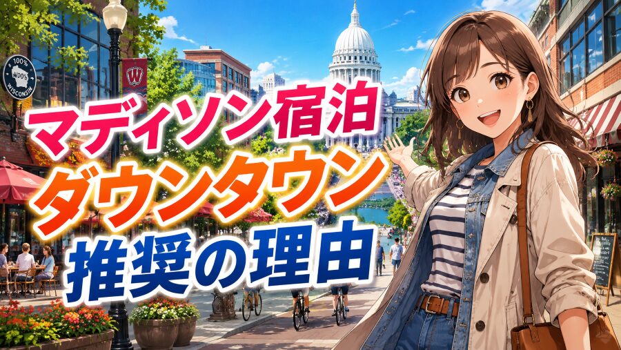 マディソン宿泊|ダウンタウン推奨の本当の理由とエリア治安の現実