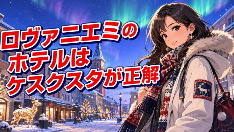 フィンランドのロヴァニエミで後悔ゼロ|オーロラ治安エリア完全解説