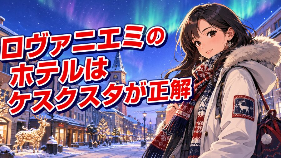 ロヴァニエミはケスクスタが正解｜4エリアを泊まり比べた本音結論