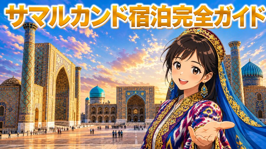 サマルカンド宿泊完全ガイド|エリア・治安・予約術まで