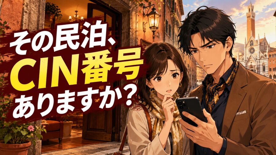 その民泊、CIN番号ありますか?