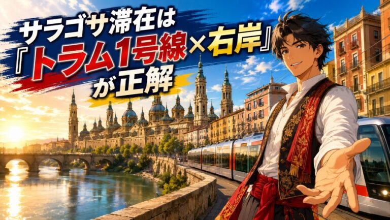 【スペイン】サラゴサのおすすめ宿泊エリアと避けたい裏路地の話
