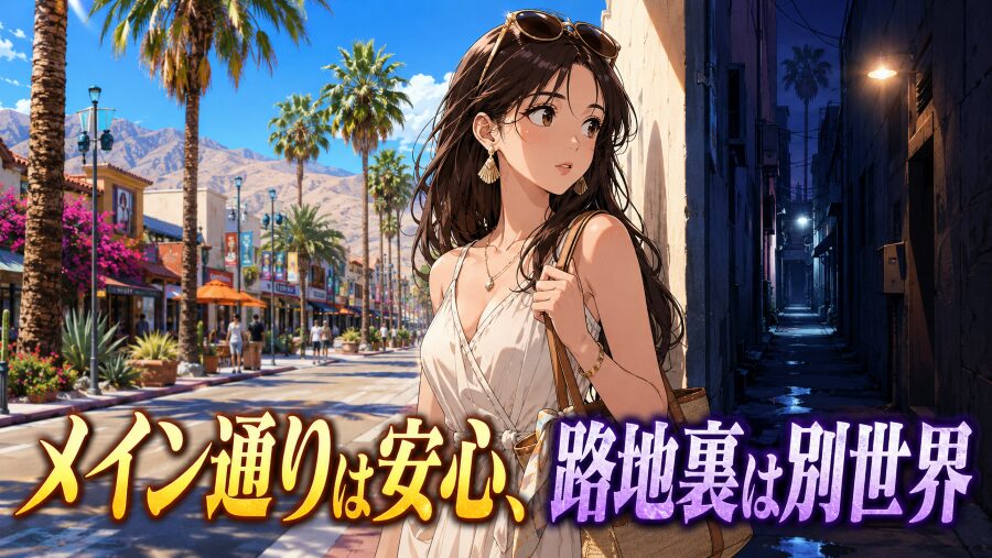 パームスプリングスは危険じゃない。でも油断は危ない