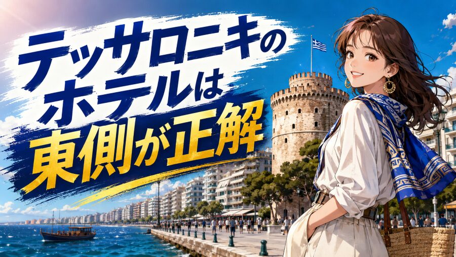 テッサロニキ宿泊は東側が正解｜治安とエリアで選ぶおすすめホテル