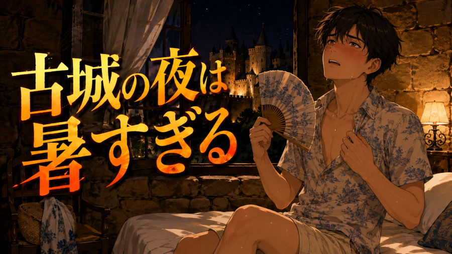 カルカソンヌの古城の夜は暑すぎる