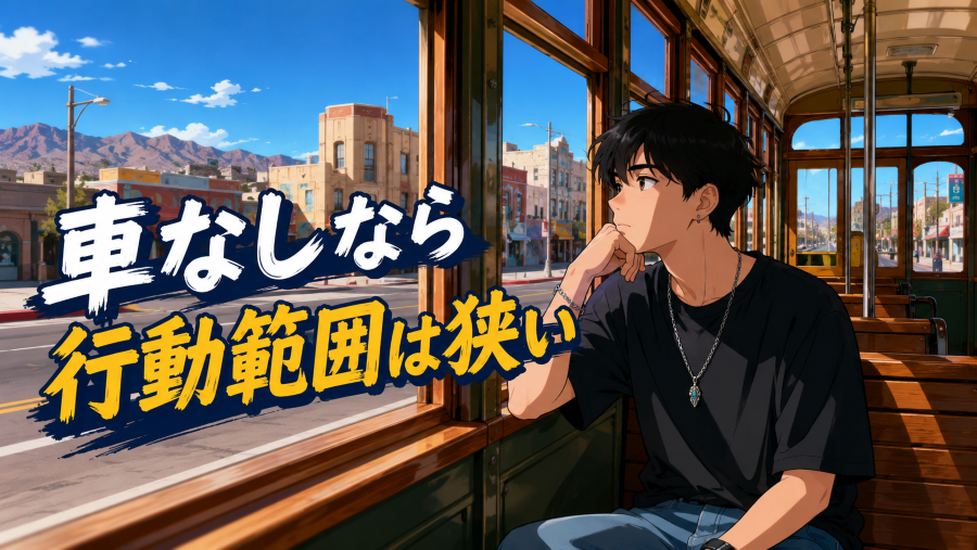 エルパスで車なしなら行動範囲は狭い