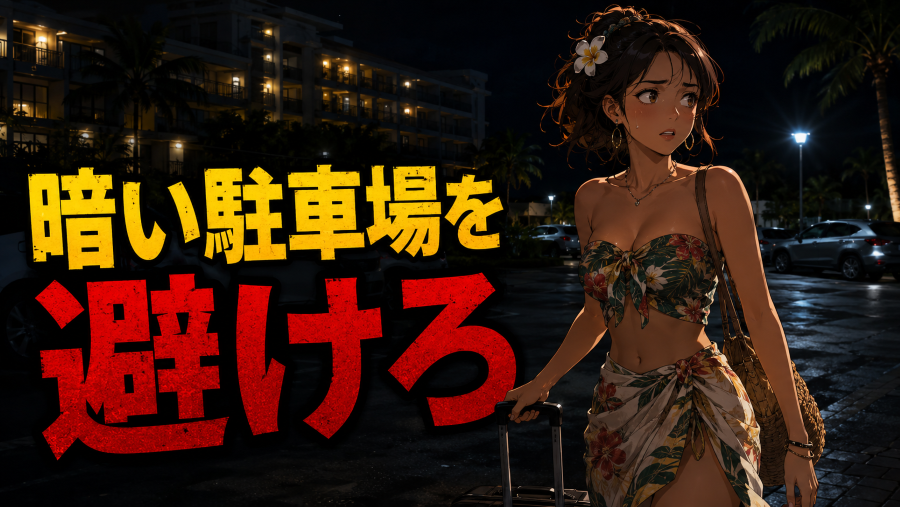 暗い駐車場を避けろ