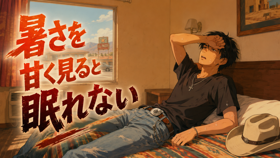 エルパソの暑さを甘く見ると眠れない