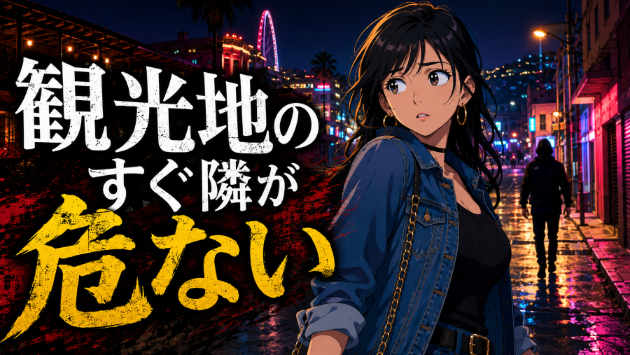 観光地のすぐ隣が危ない
